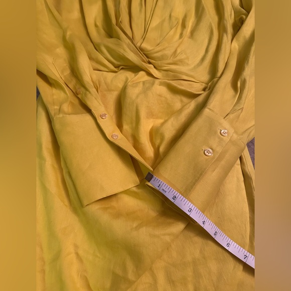 Gauge81 NAHA LINEN linen draped shirt mini dress - Small. EUC. - Picture 8 of 13